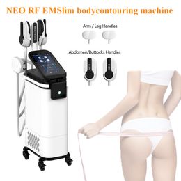 7 Tesla RF with 4 Handles ems Emslim Cellulite Reduction Build Muscle Burn Fat Electric MuscleStimulator Machine