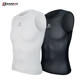 DAREVIE Seamless Cycling Vest Breathable Mesh Cycling Underwear Summer Quick Dry Cycling Base Layer Light Soft Men Women 220507