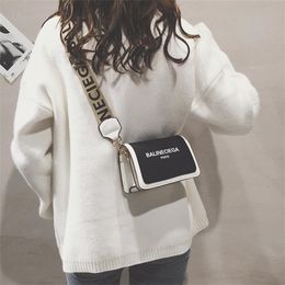 Purses US Ins small female trendy Korean version fashion versatile chic new honey disco broadband messenger bag