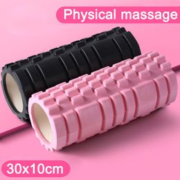 Yoga Blocks EVA Therapy Physio Foam Roller Column Sports Fitness Pilates Train Gym Muscle Massage Grid Point Exercise