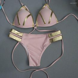 Women's Swimwear Sexy Women Bikinis Set 2022 Mujer Push Up With Padded Top Bikini Swimsuits Bandage Bathing Suits