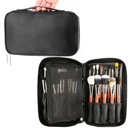 Professional Cosmetic Bag Beauty Case Toiletry Brush Organizer Neceser Multi Functional Makeup for Travel Home 220621