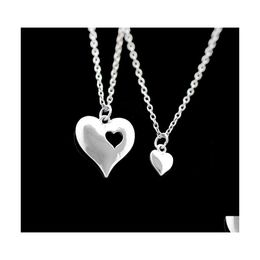 Pendant Necklaces Pretty Heart Necklace For Women Men Couple Beautifly Jewellery Friends Gift Love Friendship Hjewelry Drop Delivery Pe Dhkpz