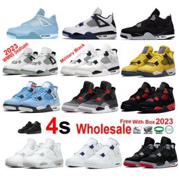 2023 Seafoam 4 Purple Metallic 4s Basketball Shoes Men Women Red Thunder infrared Oreo SE Craft Neon Fire Red With Box Total Orange Football Grey Sneaker White Cemnet