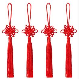 home interiors wholesale Canada - Interior Decorations Chinese Knot Tassel Car Pendant Festival Hanging Decor Year Traditional Gifts Home Tassels Spike Decoration Pendants