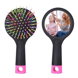 Party Sublimation Blank Hair Brush Plastic Massage Comb Portable Hair Vent Brushes Heat Transfer For Birthday Gifts