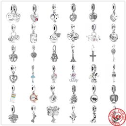 925 Silver Fit Pandora stitch Bead Family Tree LITTLE BABY Bracelet Charm Beads Dangle DIY Jewellery Accessories