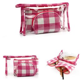 Women Cosmetic Bag Clear PVC Fashion Make Up Bags Waterproof Transparent Beauty Makeup Pouch