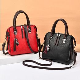 Evening Bags Fashion Women Handbags Luxury Tote Bag Fringed Pendant Shoulder High Quality Leather Messenger Satchels Female BagsEvening