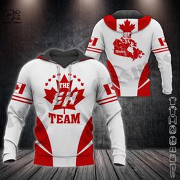 Men's Hoodies & Sweatshirts PLstarCosmos 3Dprint Est Proud Canada Flag Team Funny Harajuku Causal Unique Unisex Hoodies/Sweatshirt/Zip Style