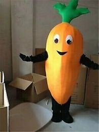 Orange Carrot Mascot Costumes Halloween Fancy Party Dress Cartoon Character Carnival Xmas Easter Advertising Birthday Party Costume Outfit