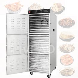 Food Dehydrator Kitchen Stainless Steel 30 Layers Electric Food Drying Machine Fruit Vegetable Chilli Drug Dehydrated Maker