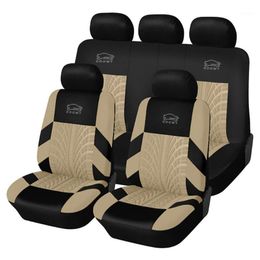 Car Seat Covers ODOMY Luxury Universal Auto Polyester Fabric Protector For Vehicle