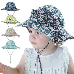Wide Brim Hats Sun Hat For Boys Girls Toddler Little Kids Unisex Outdoor Activities Dome Cap UV Protection Beach Sports Caps Delm22