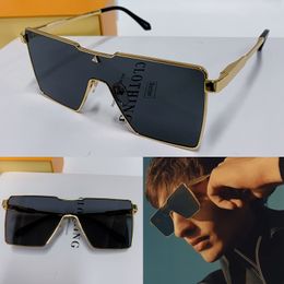 Luxury sparkling crystal Designer Cyclone Sunglasses Metal Men Classic Vintage square Integrated nose pads glasses Z1700U unique top quality with Fashion handbag