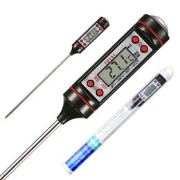 Food Grade Digital Cooking Foods Probe Thermometers Meat Kitchen BBQ Selectable Sensor Thermometer Portable Cooking-Thermometer SN4536