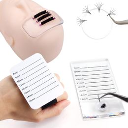 False Eyelashes Eyelash Tablet Lash Holder Extension Eye Tray Grafting Stand Pad Pallet Lashes SuppliesFalse