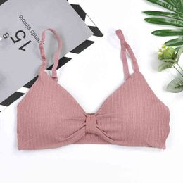 Girls Cheap Bras Comfort Cotton Bralette Wireless Bra Sexy Lingerie Seamless Push Up Padded Bras For Women Underwear Soft Tops L220726