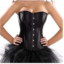 Bustiers & Corsets Plus Size Bustier Gothic Lace Up Binders And Shapers Overbust Body Shapewear Women Sexy Slimming Waist Trainer Boned#RUBu