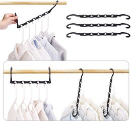 Magic Hangers Space Saving for Clothes Dorms Bedroom Apartments Clothing Rack Suitable for Pants Jackets Sweaters Shirts