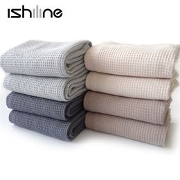 4PCSet Cotton Table Napkins Cotton Kitchen Waffle Pattern Tea Towel Absorbent Dish Cleaning Towels Cocktail Napkin For Wedding 220727