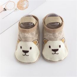 Fashion Baby Girls Boys Cute First walker Cartoon Non-slip Cotton Toddler Floor Socks Animal pattern s97