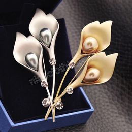 Elegant Tulip Pins Lapel Pins Badge Flowers Brooch Jewelry Accessory Jewelry Gift for Wife Lover Girl