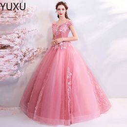 Pink Dubai Elegant Long Sleeves A-Line Wedding Dresses Sheer Crew Neck Lace Appliques Beaded Vestios De Novia Bridal Gowns With Buttons 403