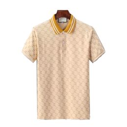 Mens Polo Shirt Designer Man Fashion Horse T Shirts Casual bresthable madusa Chest Letter Short Sleeve cotton men's tees