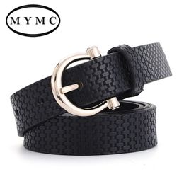 Belts Women Soild Colour PU Leather Belt With D Silver Pin Buckle Fashion Simple Style Ladies Waistband For Jeans Dress TrousersBelts