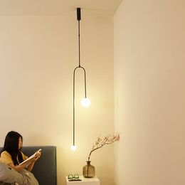 Pendant Lamps Nordic Hanging Lamp Crystal Bedroom Home Decoration E27 Light Fixture Living Room Luminaria Pendente Deco ChambrePendant