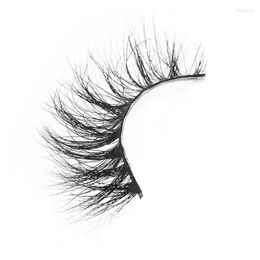 False Eyelashes 1Pair 100% Real Siberian 3D Mink Full Strip Eyelash Long Individual Lashes Extension ToolsFalse Harv22