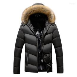 Men's Down & Parkas Winter Jacket Men Streetwear Thick Parka Male Fashion Young Hip Hop Cotton-Padded Quality Outwear Coats 2022 Phin22