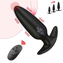 Vagina Anal Vibrator For Men Wireless Remote Silicone Butt Plug for Gay Dildo sexy Toy Women Adult Products Prostate Massager Beauty Items