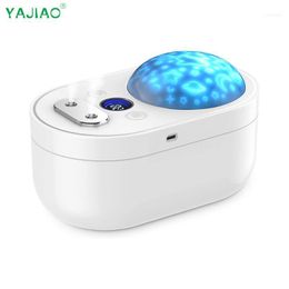Projector Air Humidifier Aroma Diffuser 4000 MAh Battery Rechargeable With Night Light For Baby Bedroom Office