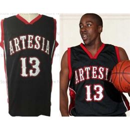 Sjzl98 James Harden 13 Artesia High School Basketball Jersey Queensway Custom Throwback Sports Customise any name and number