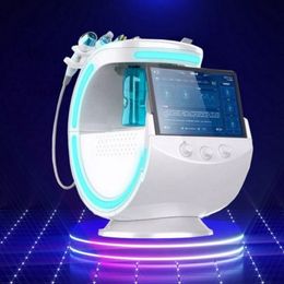 2022 7 in 1 Portable Facial Hydra Skin Lifting Smart ice blue ultrasonic oxygen facial Hydra dermabrasion facial care machine