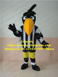 Mascot doll costume Fancy Black Woodpecker Bird Mascot Costume Mascotte Picus Hornbill Toco Toucan Barbet With Large Yellow Mouth No.1159 Fr