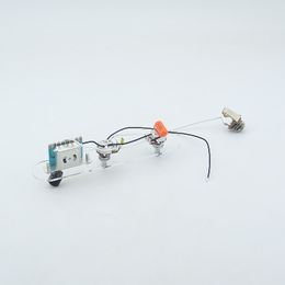 1 Set Electric Guitar Wiring Harness ( 2x 250K Pots + 3-Way Switch + Jack ) With Control Plates