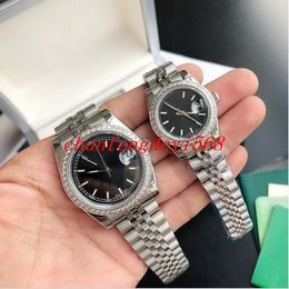 TW factory V6 Couple watches Men's Watch woman Automatic 8215 Eta 904L Steel Solid Band Jubilee Bracelet 41mm 28MM Mechanical Platinum Wristwatches for 2pcs
