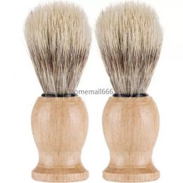Woody Beard Brush Bristles Shaver Tool Man Male Shaving Brushes Shower Room Accessories Clean Home AA
