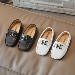 Çocuk Bebek Erkek Kız Marka Tasarımcısı Yumuşak Loafers Çocuklar İçin Kayma Ayakkabı Mary Jane 21-30 Moccasin