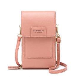 Small Crossbody Shoulder Cell phone Bag for Women, touch screen Cellphone Bags Card Holder Wallet Purse and Handbags
