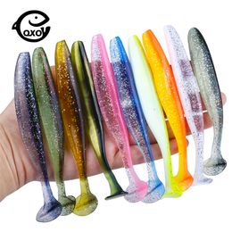 QXO 10pcsLot 7cm 10cm 13cm Soft Lures SilICONe Bait Sea Fish Pva Swimbait Wobblers Goods For Fishing Artificial Tackle 220812