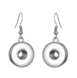 Charm Noosa Snap Button Earring Metal Drop Earrings Ear Jewellery Fit 12Mm 18Mm Buttons Simple Women Delivery 2021 Yydhhome Dhlkg