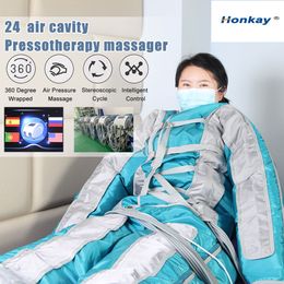 3 In 1 Lymphatic Drainage Body Infrared heating Sauna Pressotherapy Slimming Suit Therapy System Air Pressure Pressoterapia Massage Blanket Machine For Clinic