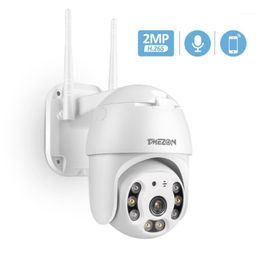 4mm camera Canada - Cameras 1080P PTZ Cloud 2MP WiFi IP Security Camera 4mm Lens Auto IR Cut Night Vision Two Way Audio Email Alarm Motion DetectIP Roge22
