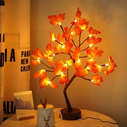pearl decorations for table NZ - Night Lights 108 LEDS Gypsophila Light Pearl Bonsai Table PC Touch Tree DIY Desktop LED Fairy Decoration
