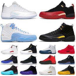 ovo 12 shoes Canada - Designer Jumpman 12 12s XII Basketball Shoes For Mens Hyper Royal Black Taxi Ovo White Gym Red Super Bowl Low Easter Sports Sneakers Trainers Big Size 13 Eur 40-47