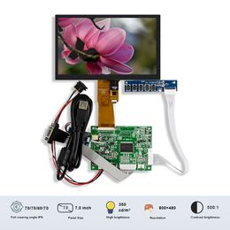 fpc board UK - Original BOE QT070WVM-NH0 800*480 SRGB Touch Screen With Board Parallel RGB FPC 50 Pins 350 Nits